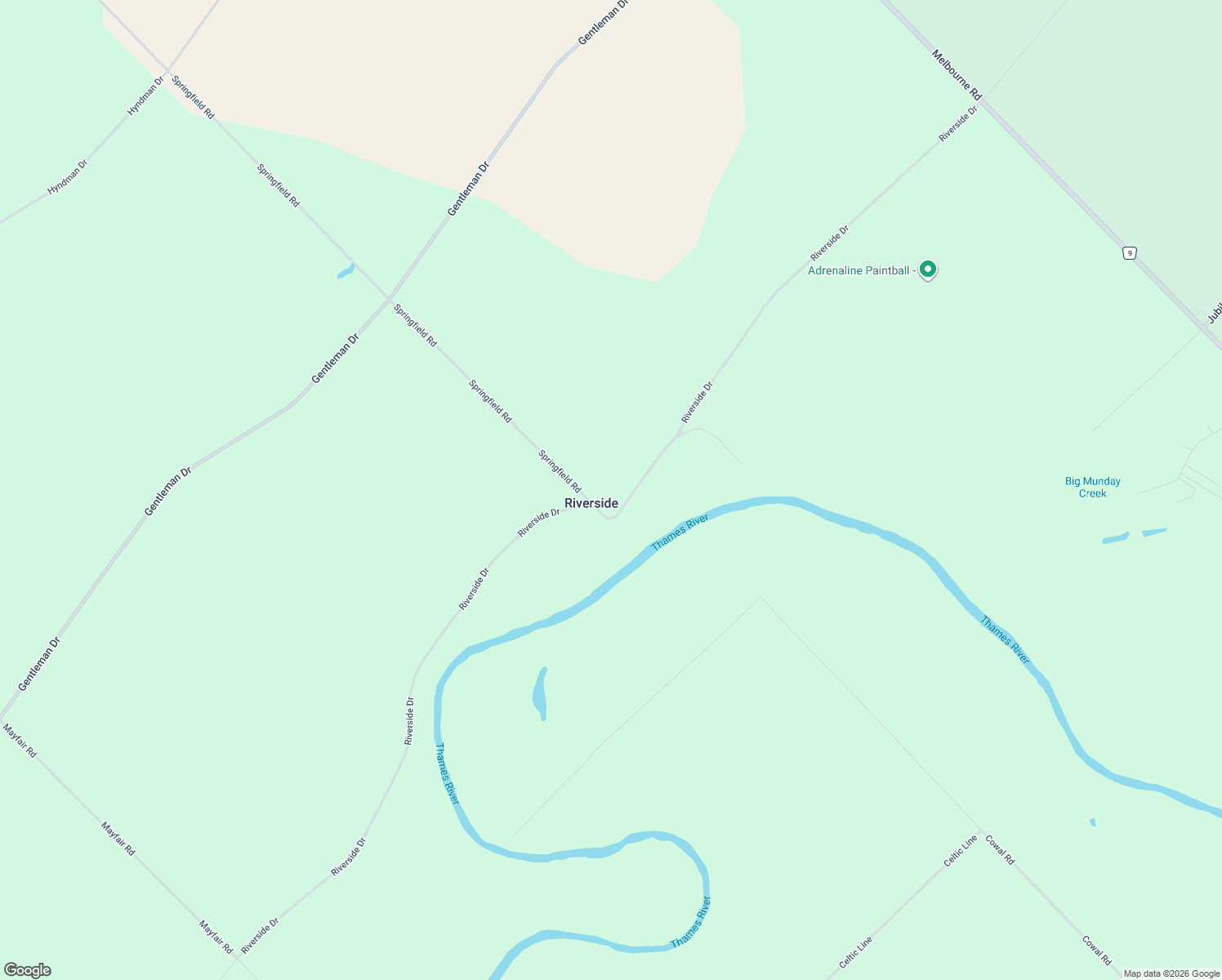 map of restaurants, bars, coffee shops, grocery stores, and more near 20934 Springfield Road in Melbourne