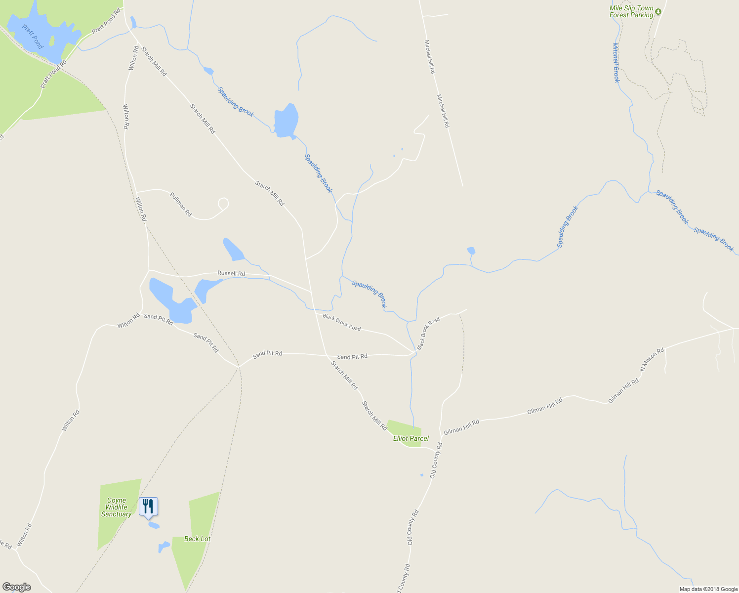 map of restaurants, bars, coffee shops, grocery stores, and more near 212 Russell Road in Mason