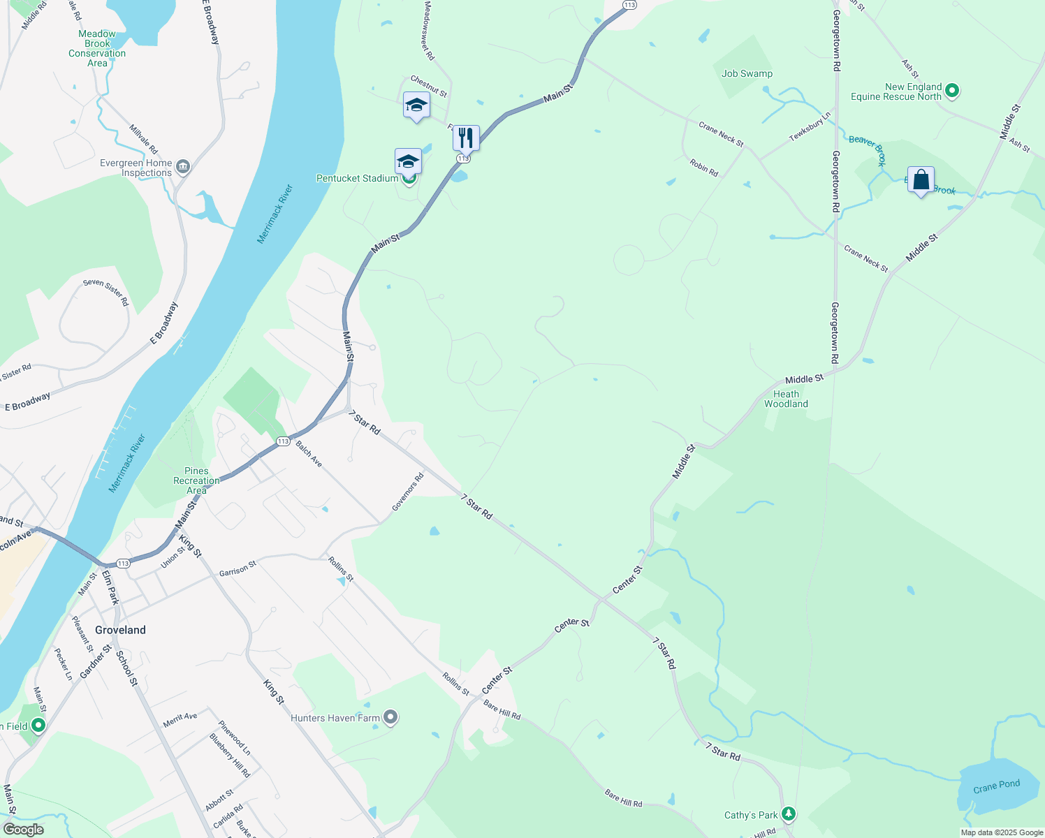 19 Wood Street, Groveland MA - Walk Score