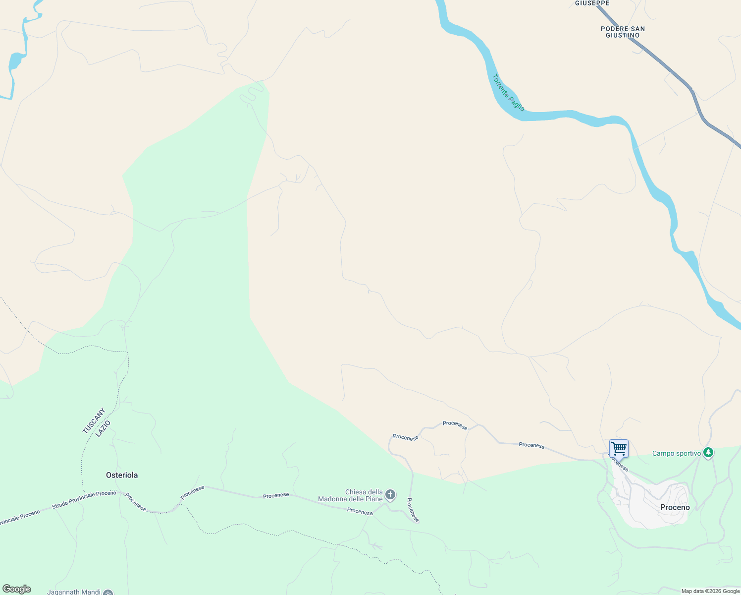 map of restaurants, bars, coffee shops, grocery stores, and more near 1 Località San Giorgio in Provincia di Viterbo