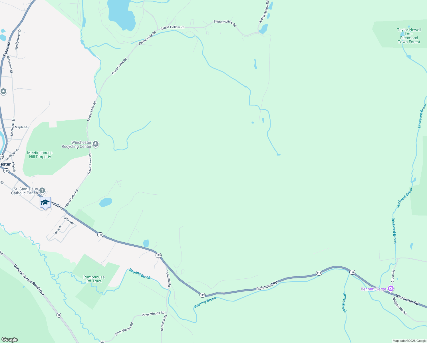 map of restaurants, bars, coffee shops, grocery stores, and more near in Winchester