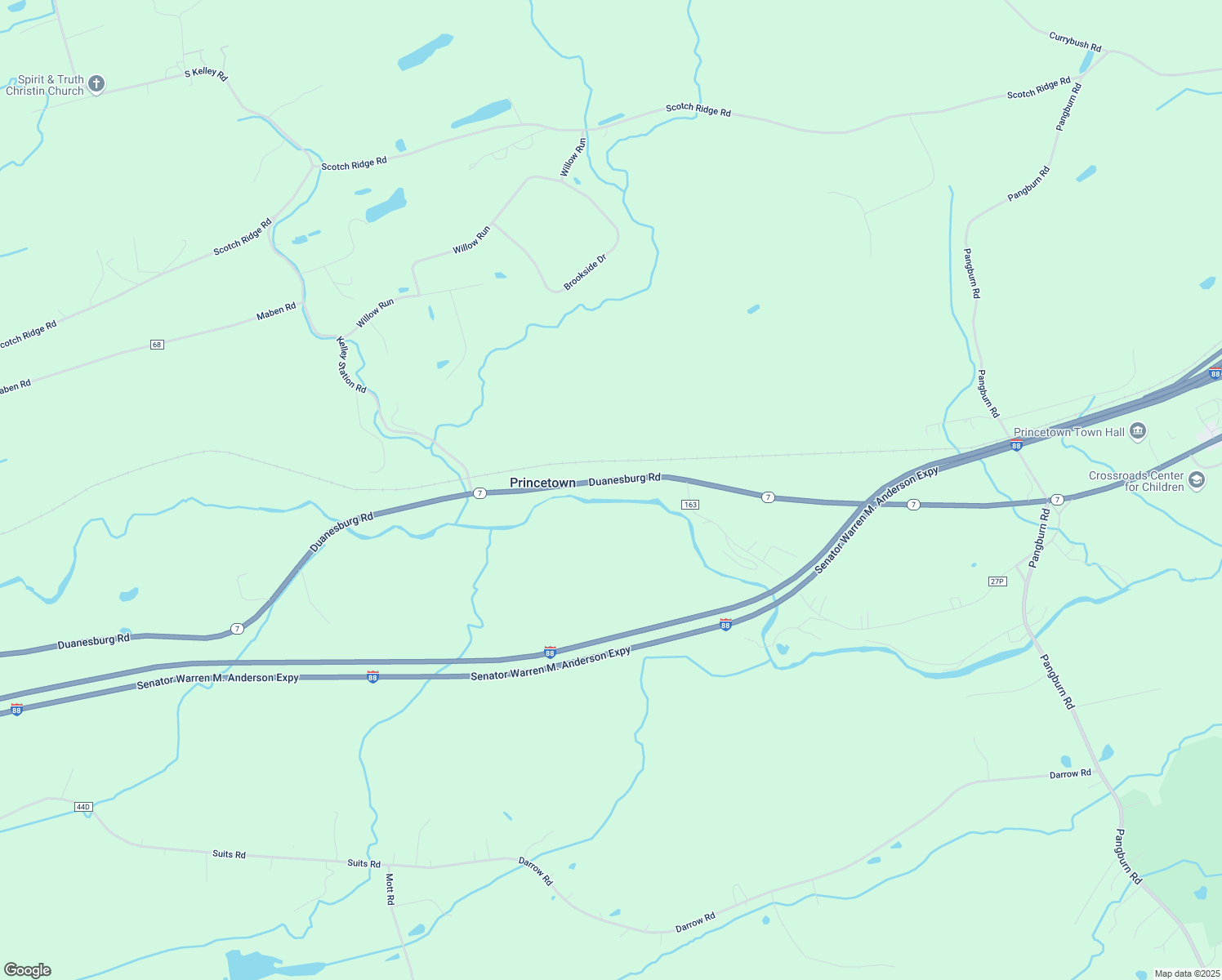 map of restaurants, bars, coffee shops, grocery stores, and more near 2805 Duanesburg Road in Duanesburg