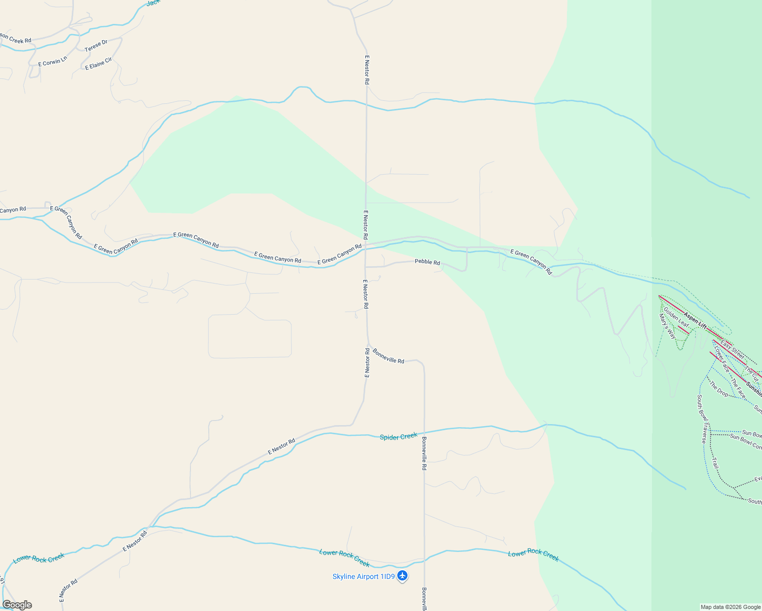 map of restaurants, bars, coffee shops, grocery stores, and more near Bonneville Road in Inkom