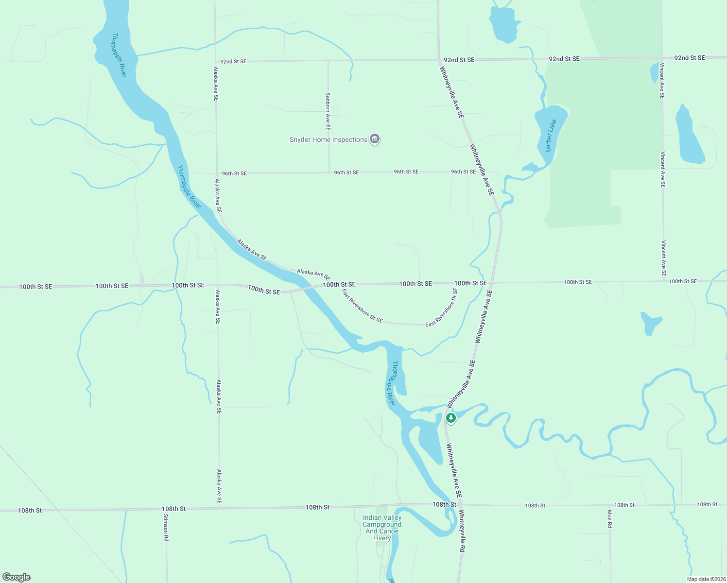 map of restaurants, bars, coffee shops, grocery stores, and more near 8134 100th Street Southeast in Alto