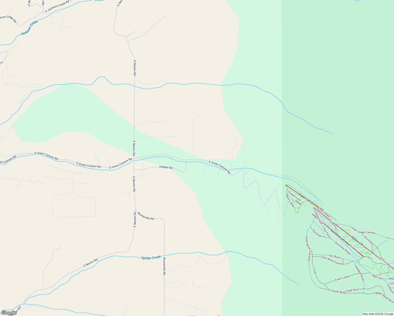 map of restaurants, bars, coffee shops, grocery stores, and more near 1584 North Moose Creek in Inkom