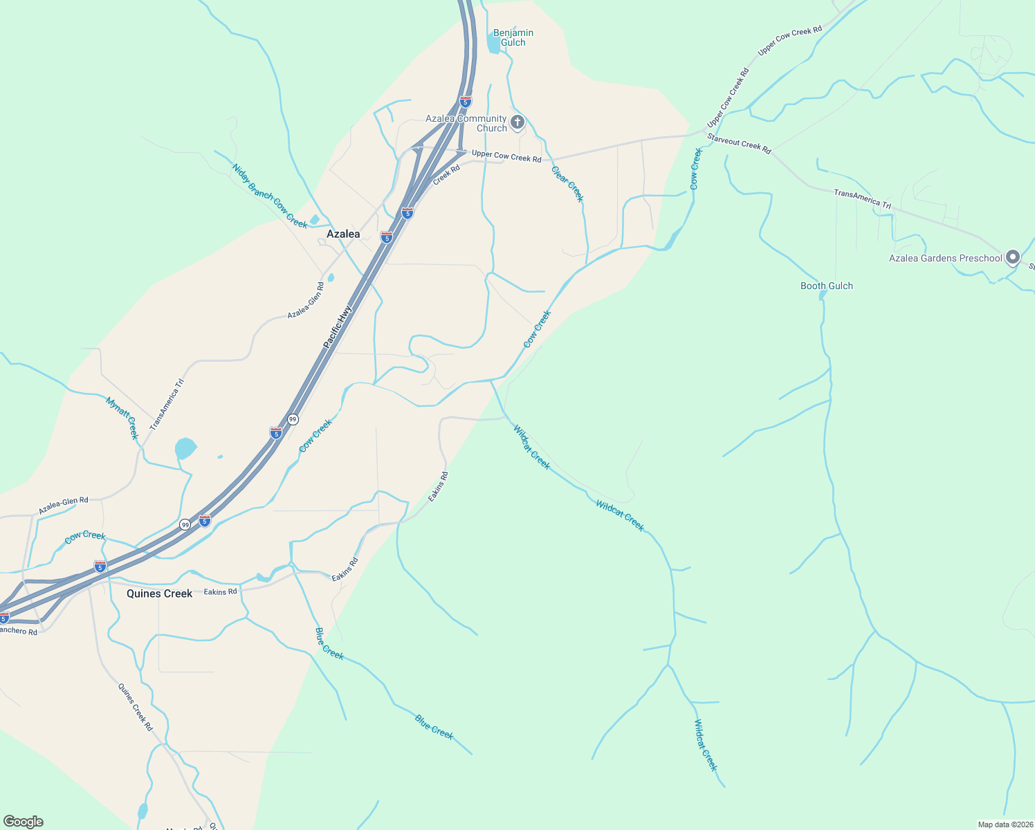 map of restaurants, bars, coffee shops, grocery stores, and more near 1860 Eakins Road in Azalea