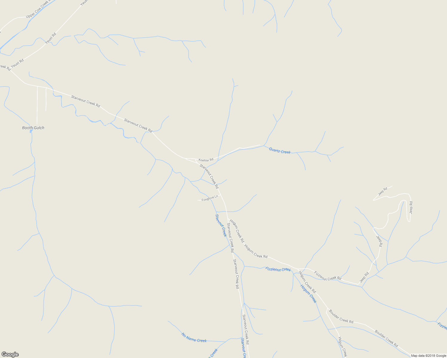 map of restaurants, bars, coffee shops, grocery stores, and more near 2128 Starveout Creek Road in Azalea