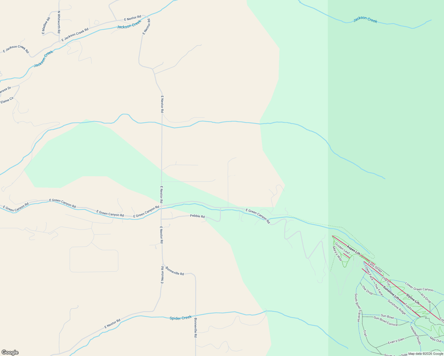 map of restaurants, bars, coffee shops, grocery stores, and more near 1584 North Moose Creek in Inkom
