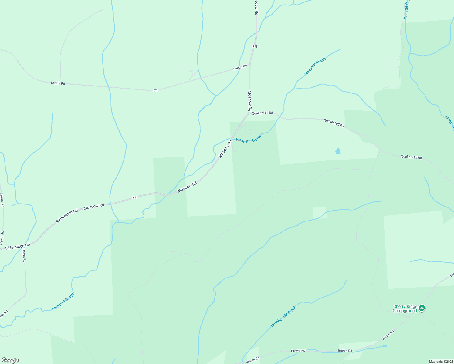 map of restaurants, bars, coffee shops, grocery stores, and more near 1650 Moscow Road in Hubbardsville