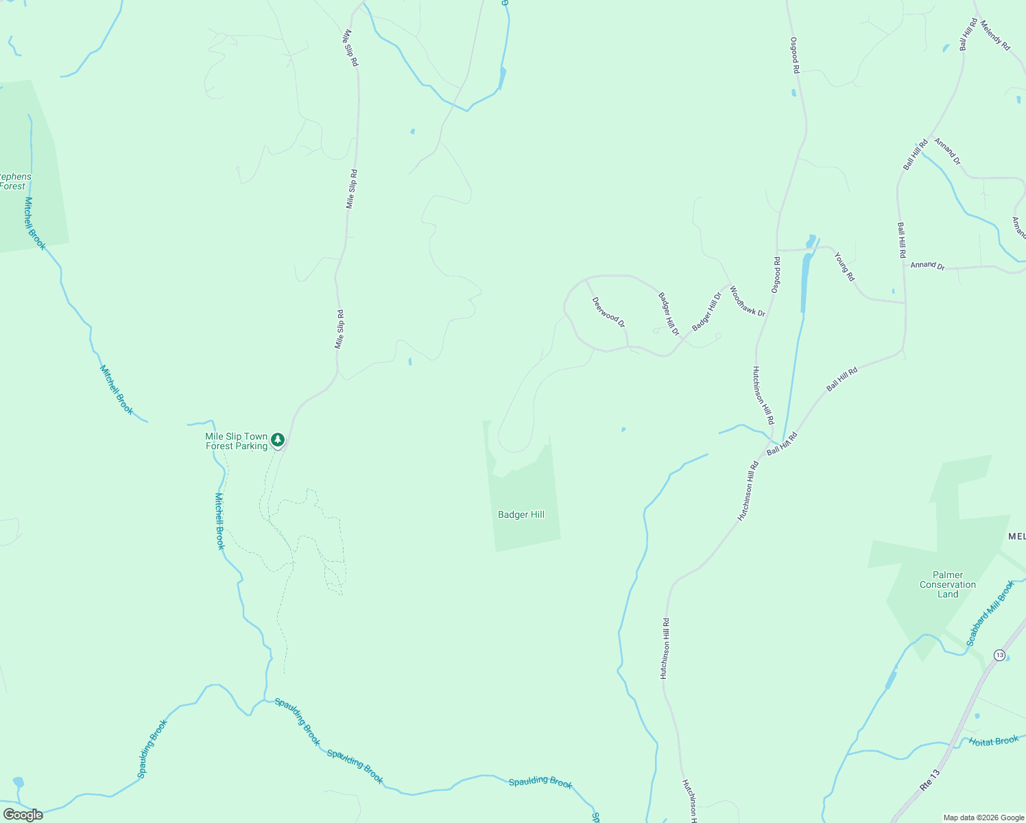map of restaurants, bars, coffee shops, grocery stores, and more near 135 Timber Ridge Drive in Milford