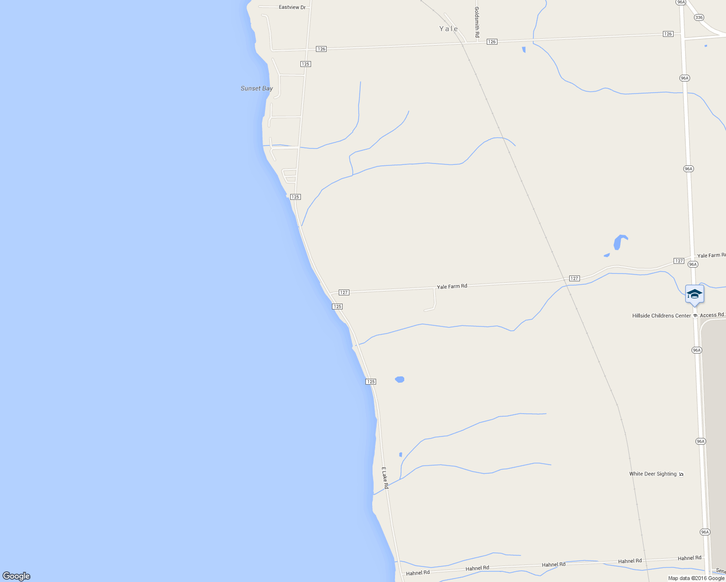 map of restaurants, bars, coffee shops, grocery stores, and more near 563 Yale Farm Road in Romulus