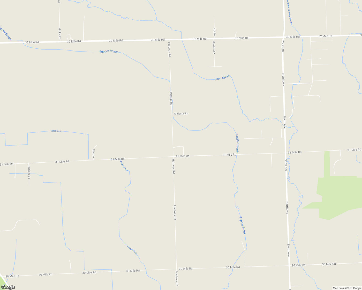 map of restaurants, bars, coffee shops, grocery stores, and more near 67200 Hartway Road in Ray