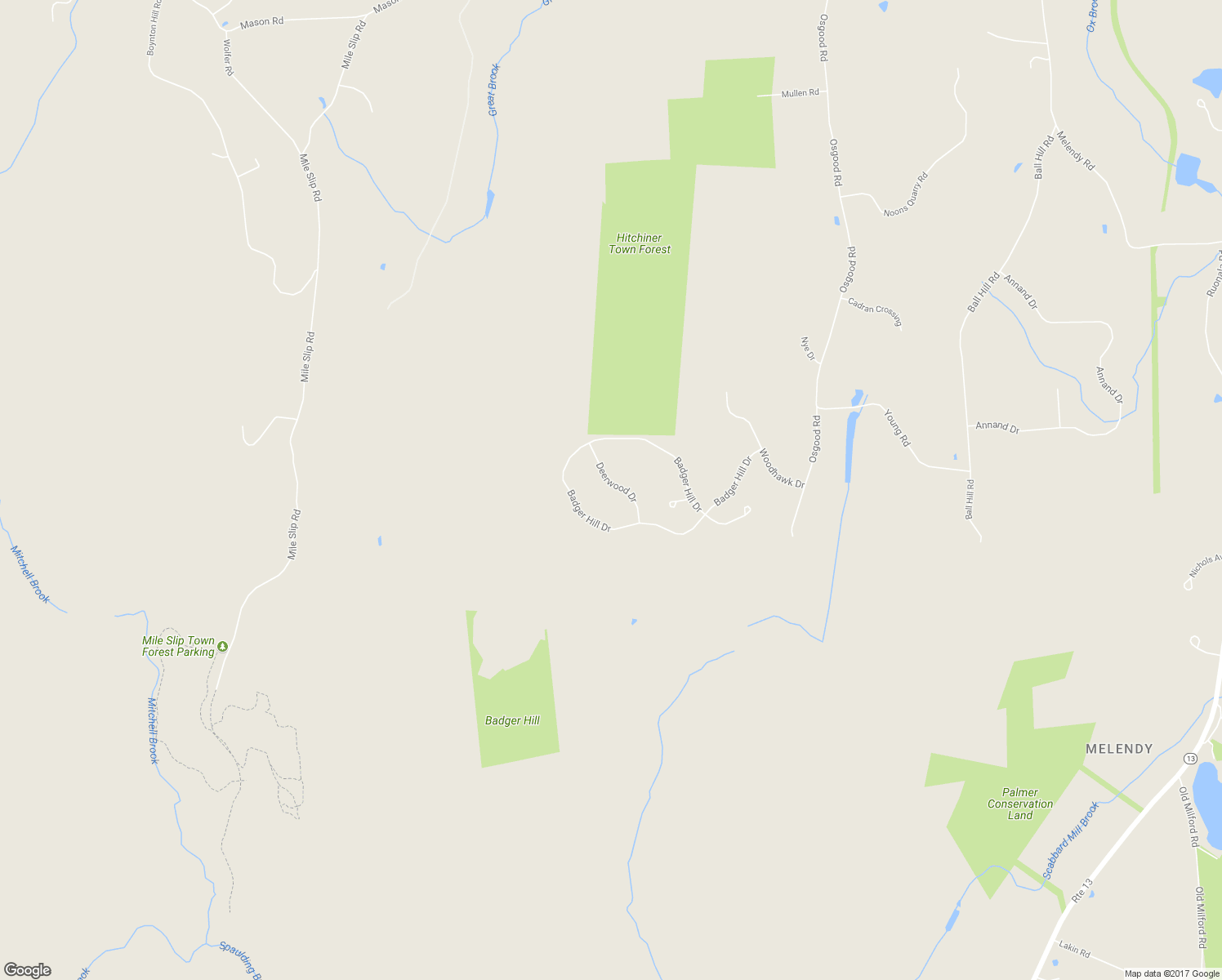 map of restaurants, bars, coffee shops, grocery stores, and more near 26 Deerwood Drive in Milford