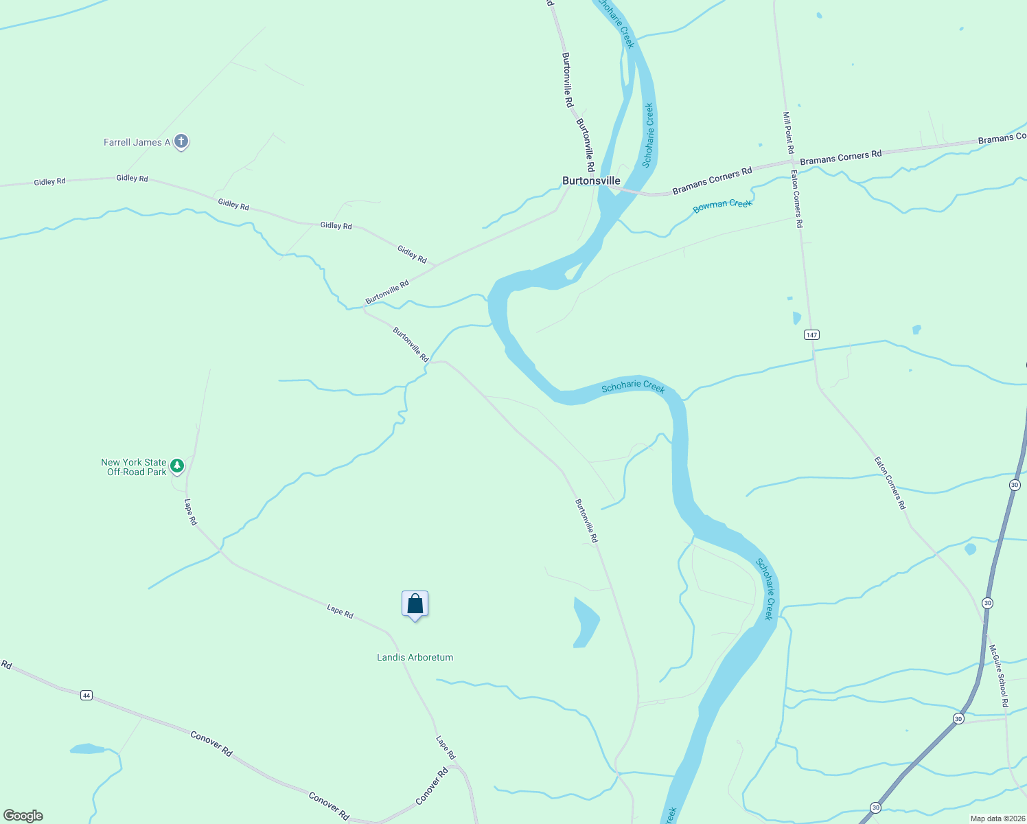 map of restaurants, bars, coffee shops, grocery stores, and more near 121 Rivers Edge Road in Esperance