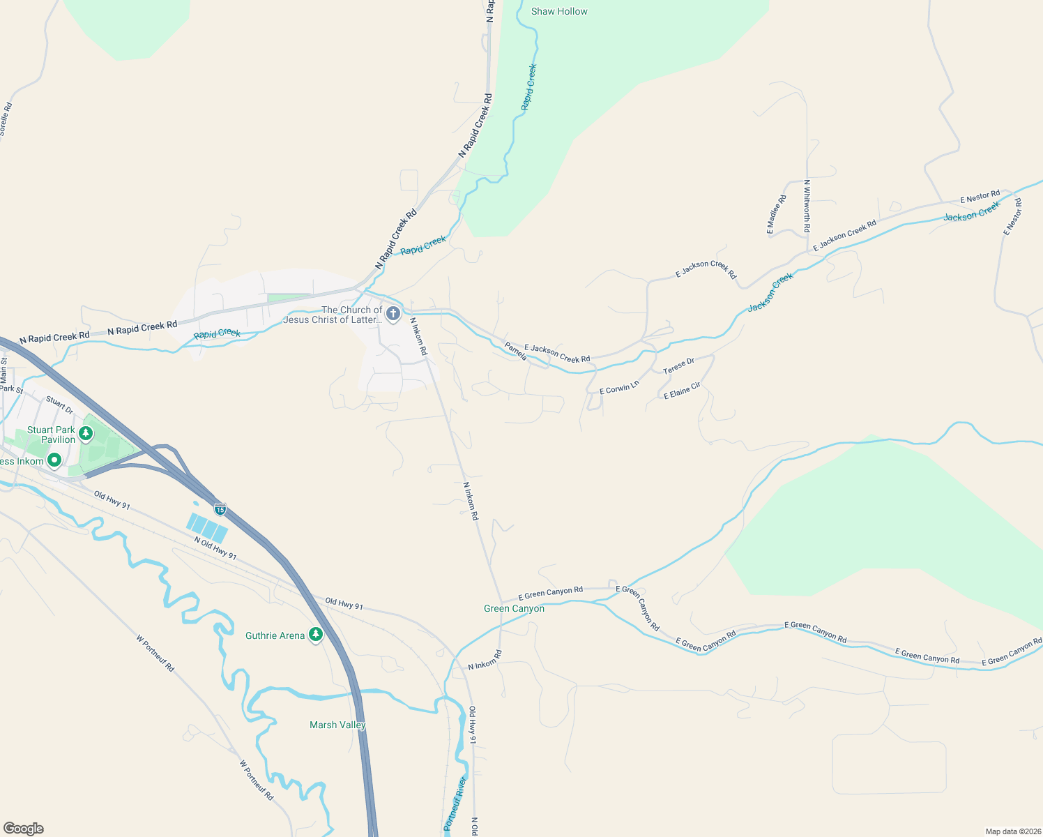 map of restaurants, bars, coffee shops, grocery stores, and more near 84 East Leta Drive in Inkom