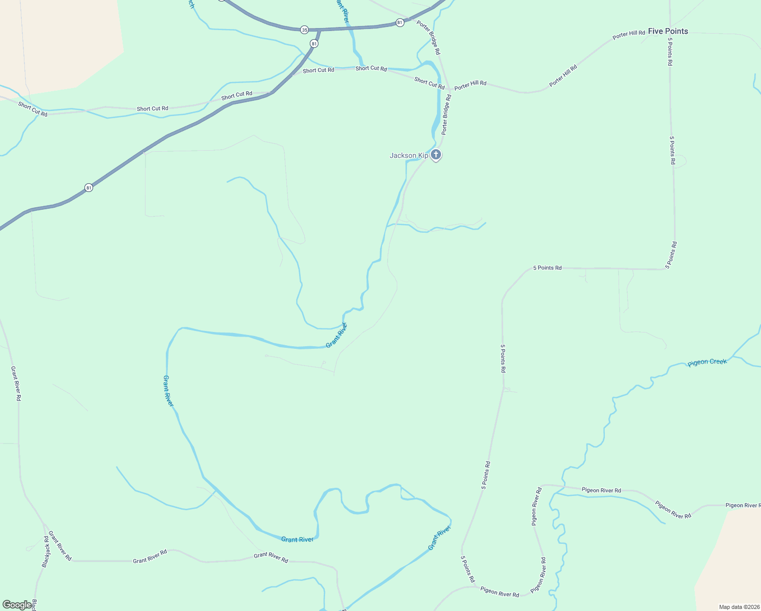 map of restaurants, bars, coffee shops, grocery stores, and more near 8084 Porter Bridge Road in Bloomington