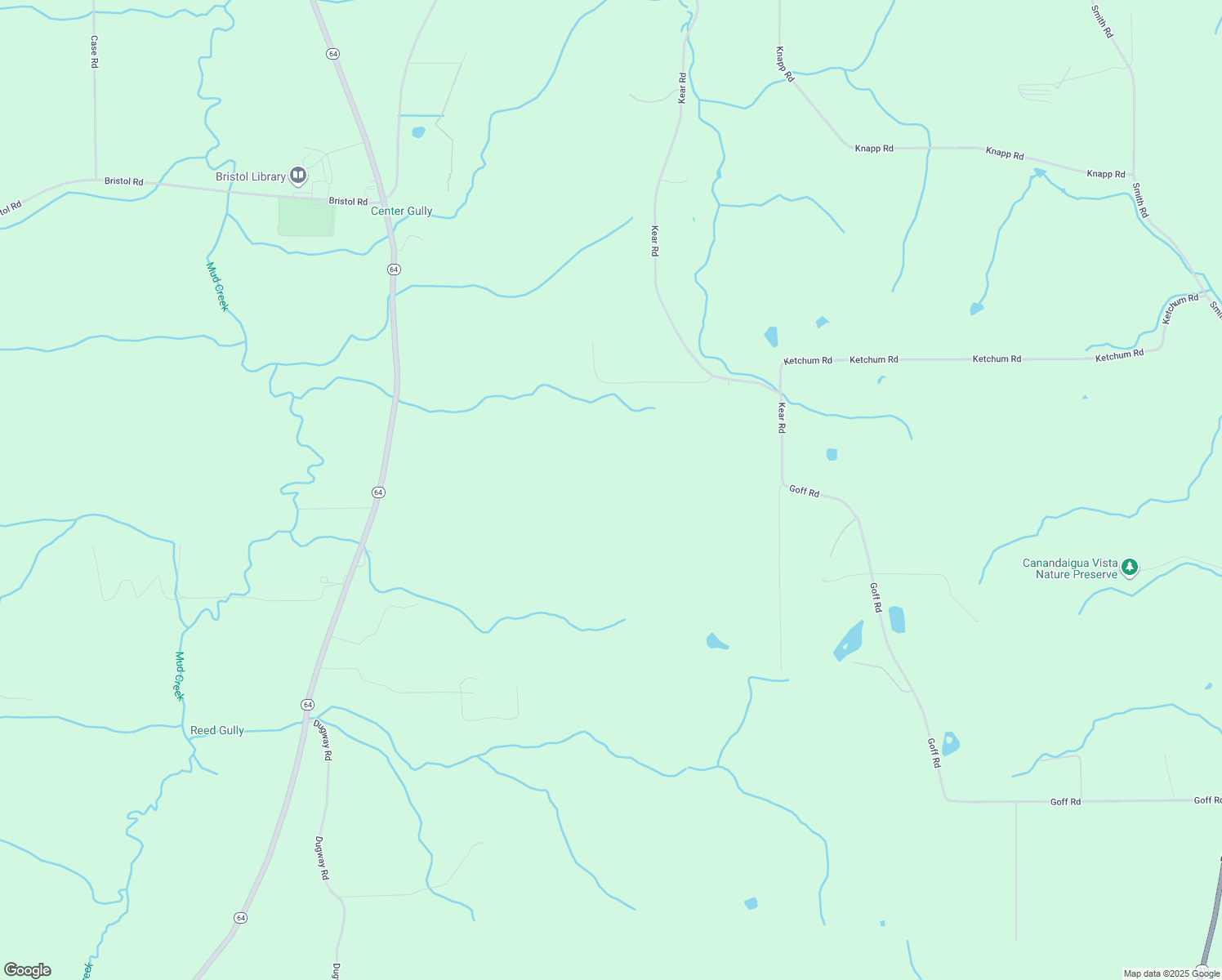 map of restaurants, bars, coffee shops, grocery stores, and more near Tall Oak Drive in Canandaigua