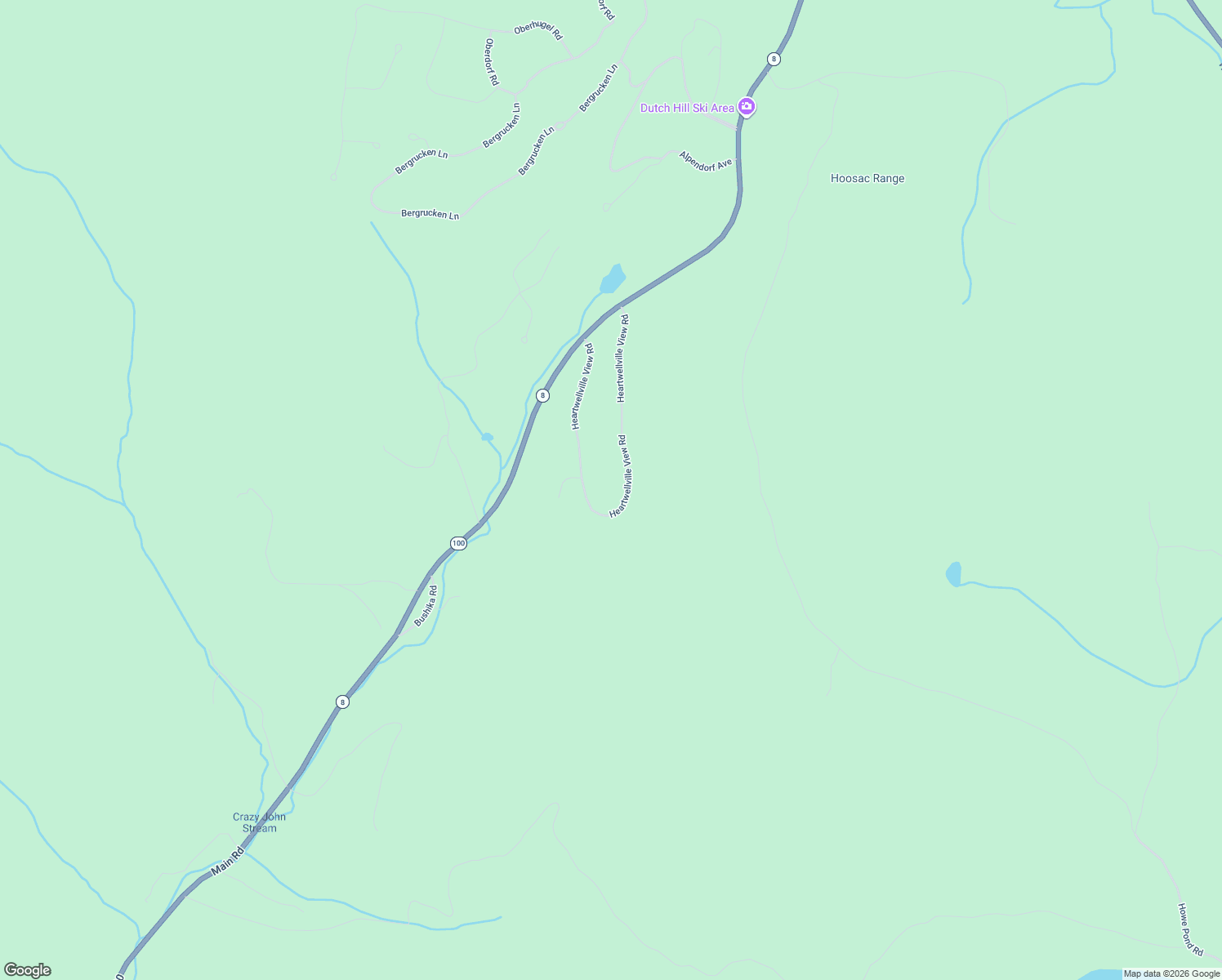 map of restaurants, bars, coffee shops, grocery stores, and more near 644 Heartwellville View Road in Readsboro