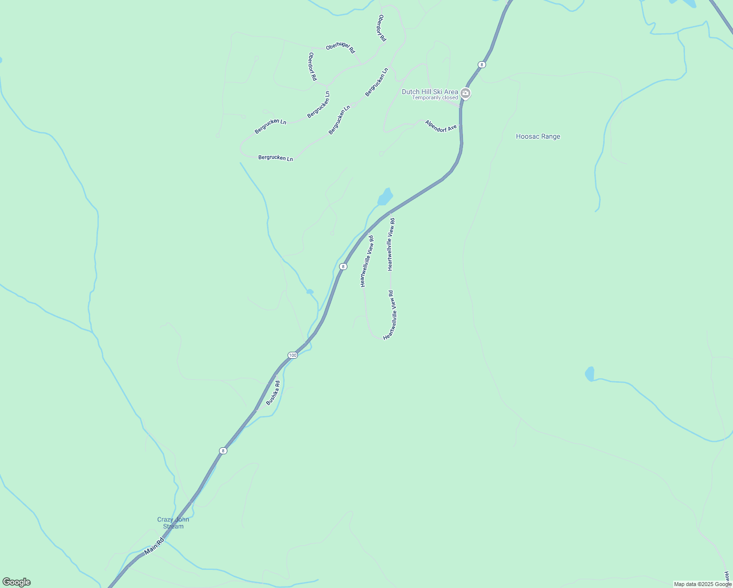 map of restaurants, bars, coffee shops, grocery stores, and more near 273 Heartwellville View Road in Readsboro