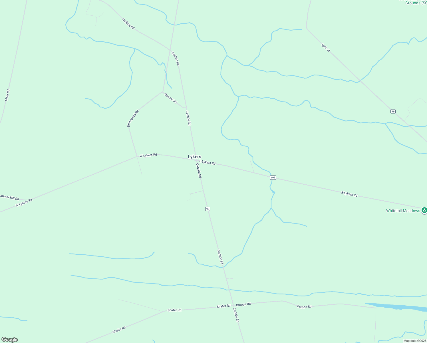 map of restaurants, bars, coffee shops, grocery stores, and more near 676 East Lykers Road in Sprakers