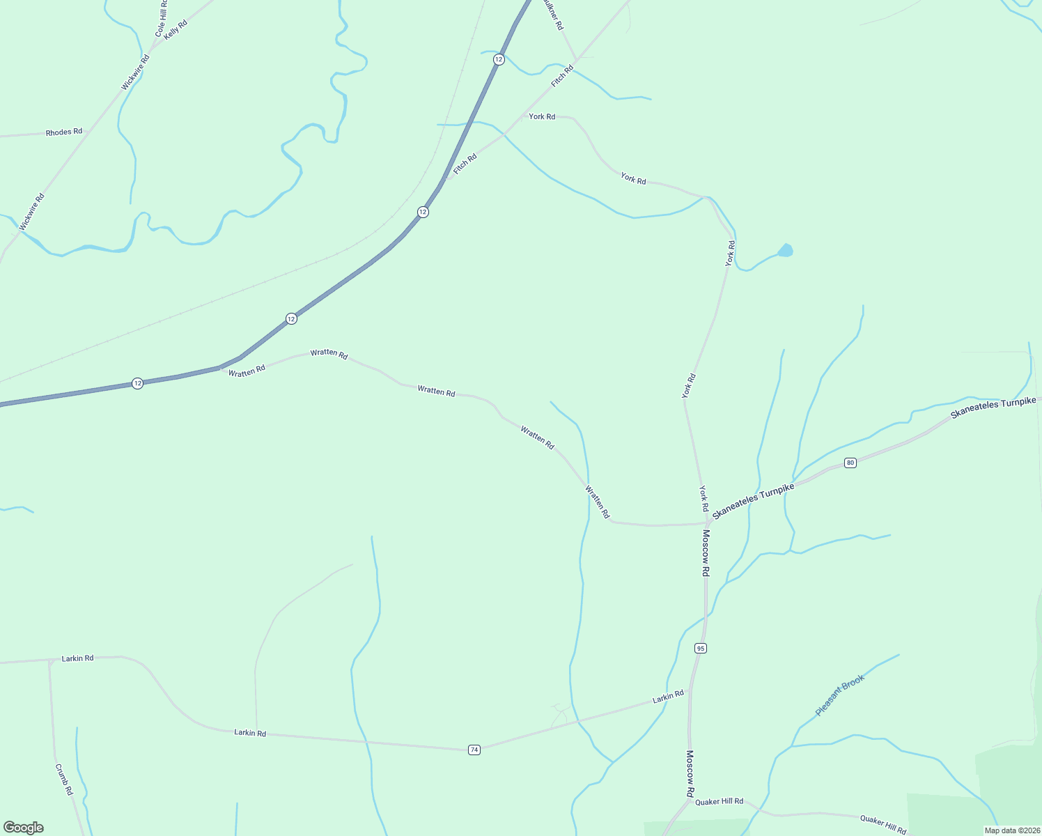 map of restaurants, bars, coffee shops, grocery stores, and more near 8759 Wratten Rd in Hubbardsville