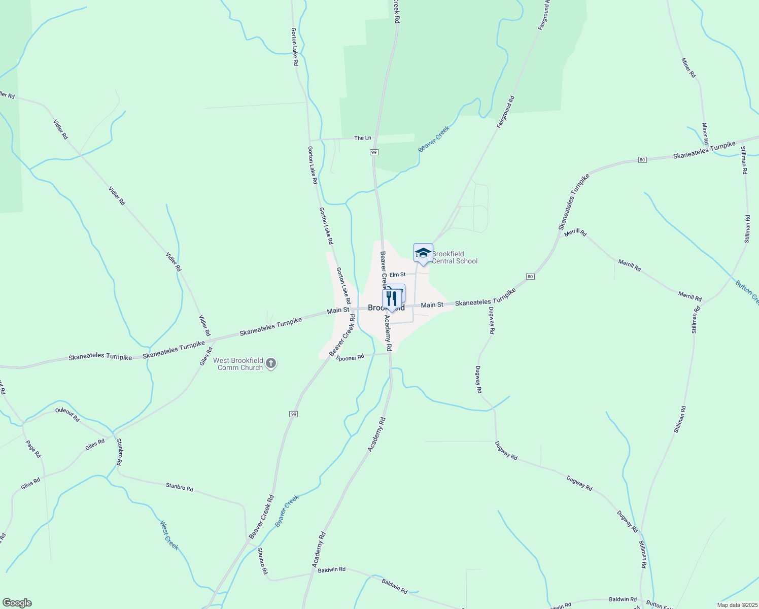 10521 Main Street, West Edmeston NY Walk Score