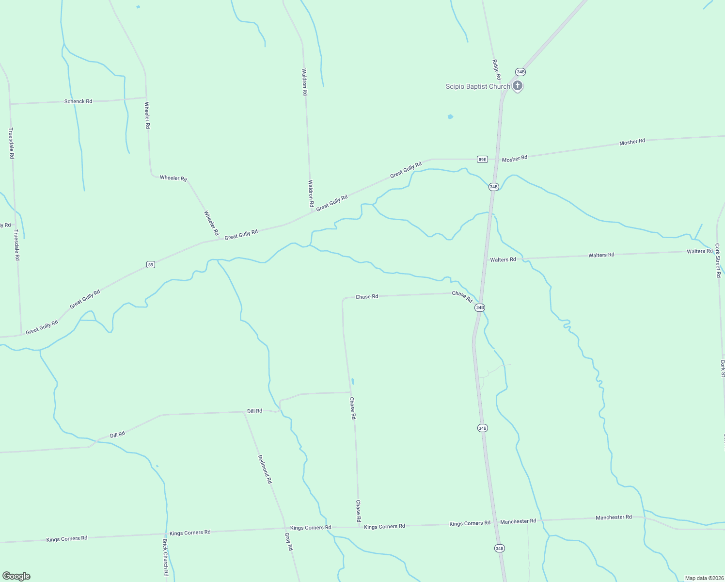 map of restaurants, bars, coffee shops, grocery stores, and more near 3973 Chase Rd in Union Springs