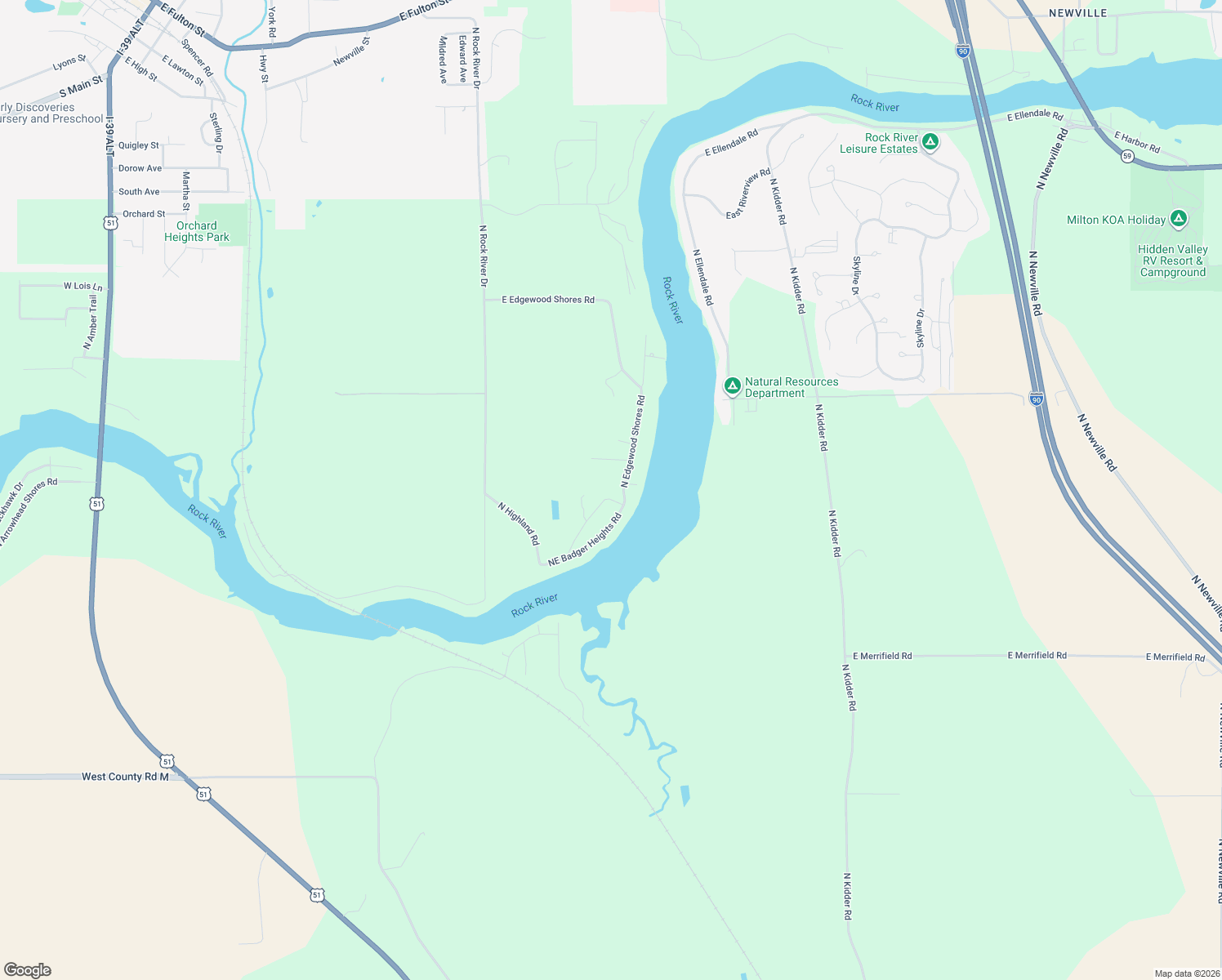 map of restaurants, bars, coffee shops, grocery stores, and more near 9791 Highland Avenue in Edgerton