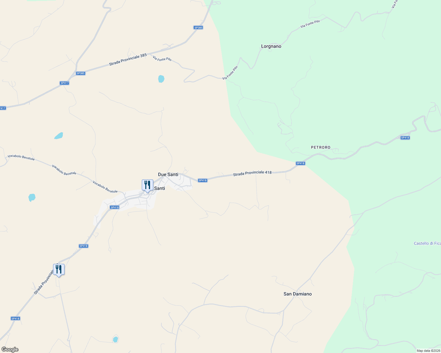 map of restaurants, bars, coffee shops, grocery stores, and more near in Province of Perugia