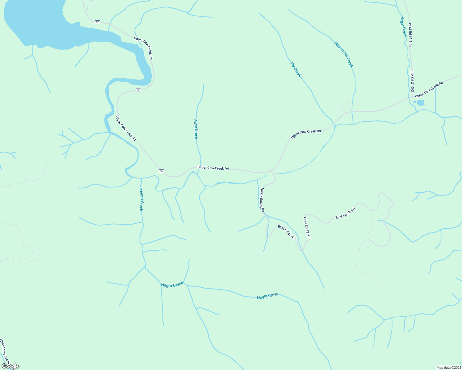 map of restaurants, bars, coffee shops, grocery stores, and more near 11509 Upper Cow Creek Road in Azalea