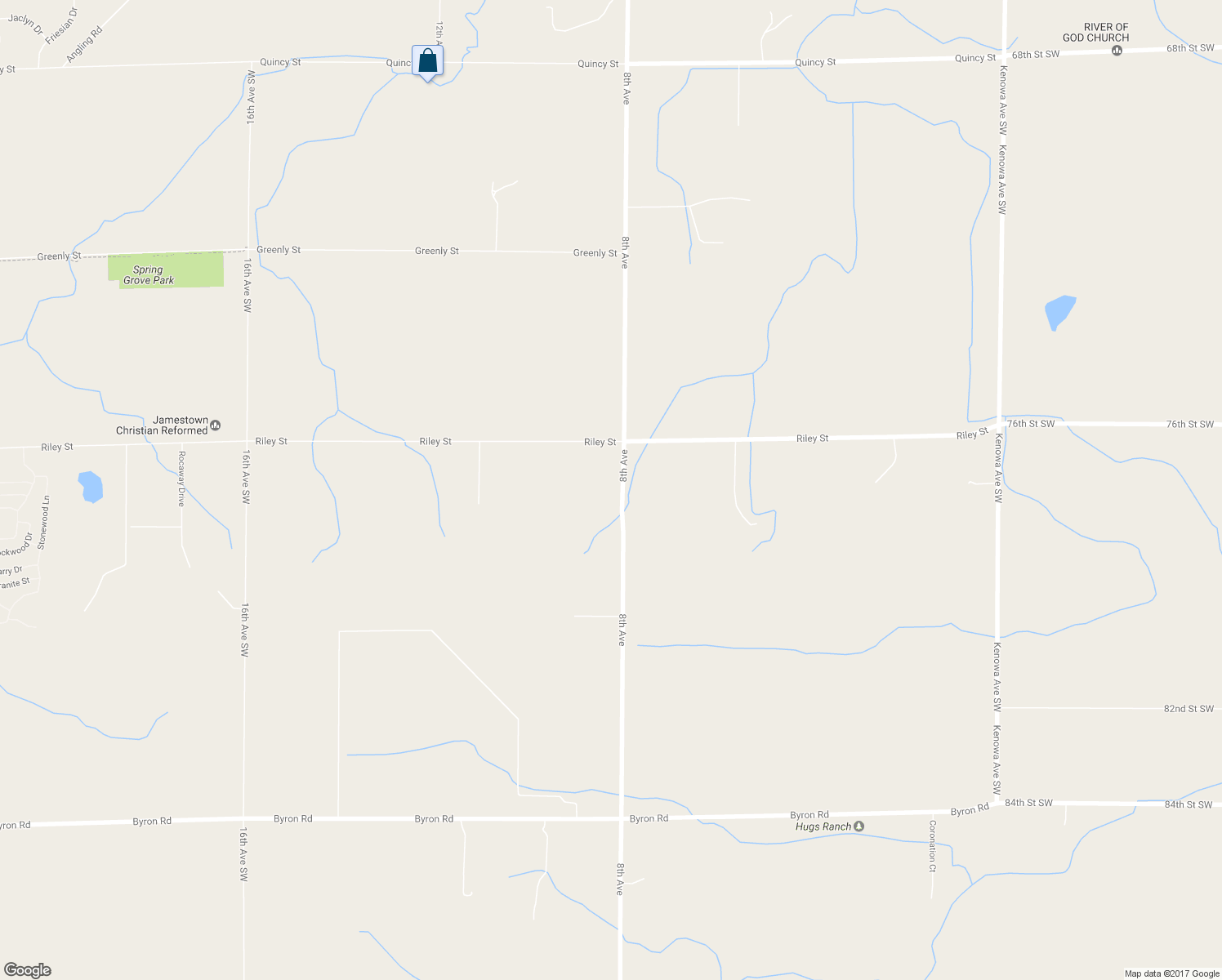 map of restaurants, bars, coffee shops, grocery stores, and more near 3073 8th Avenue in Hudsonville