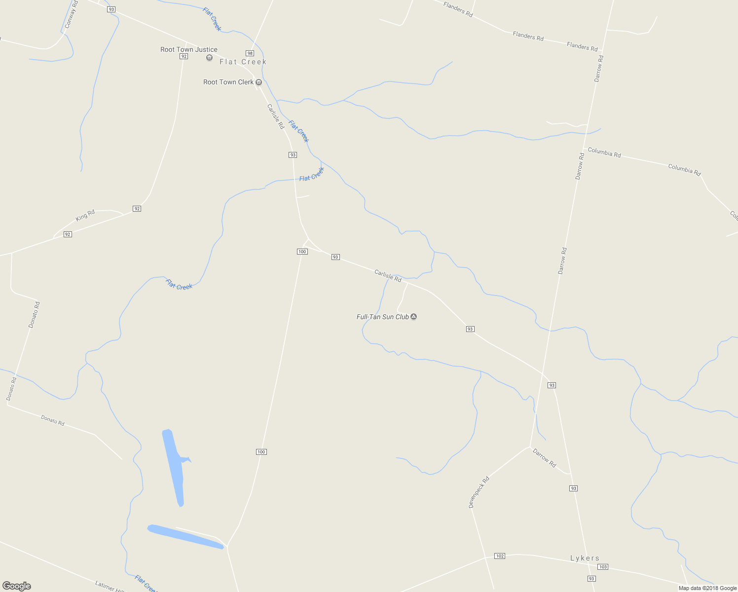 map of restaurants, bars, coffee shops, grocery stores, and more near 1302 Carlisle Road in Sprakers