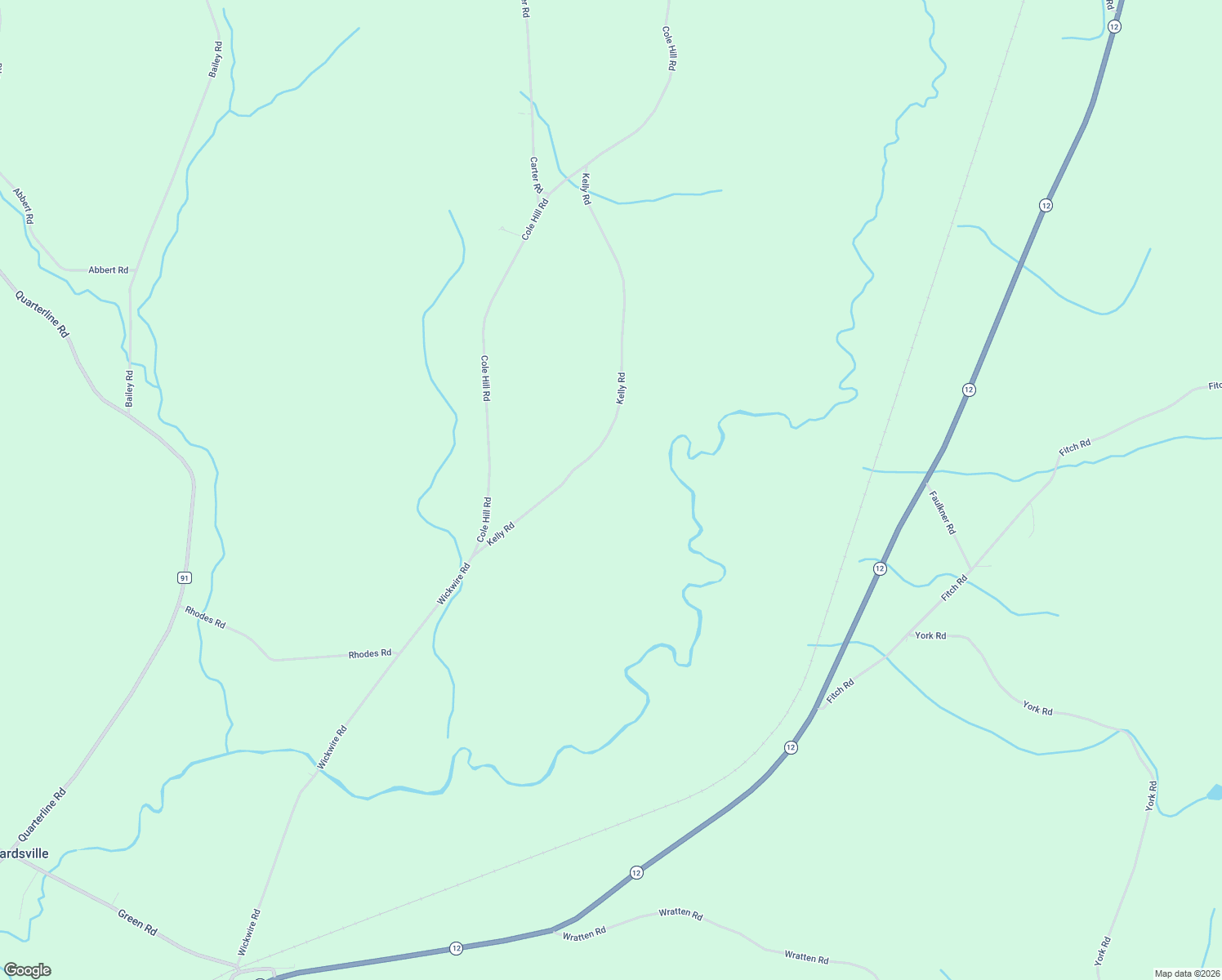 map of restaurants, bars, coffee shops, grocery stores, and more near 3010 Kelly Road in Hubbardsville