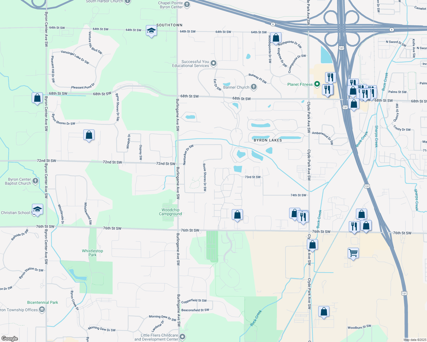 2410 Sherwood Street Southwest, Byron Center MI Walk Score