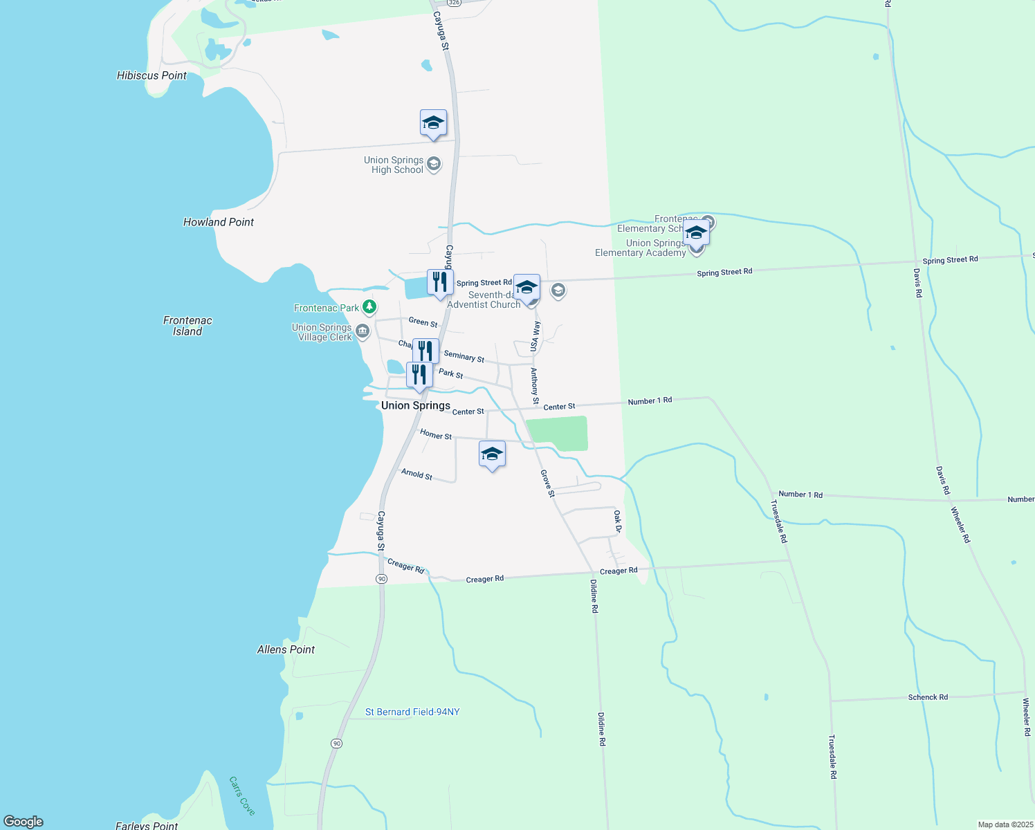 20 Center Street, Union Springs NY Walk Score