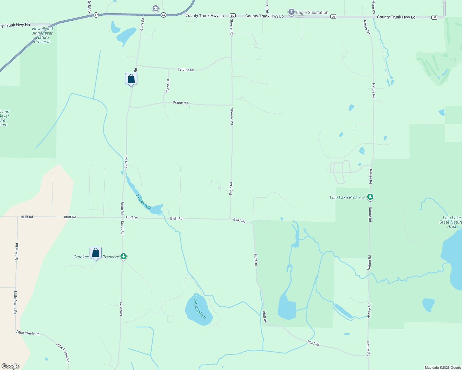 map of restaurants, bars, coffee shops, grocery stores, and more near Eagle Road in Eagle