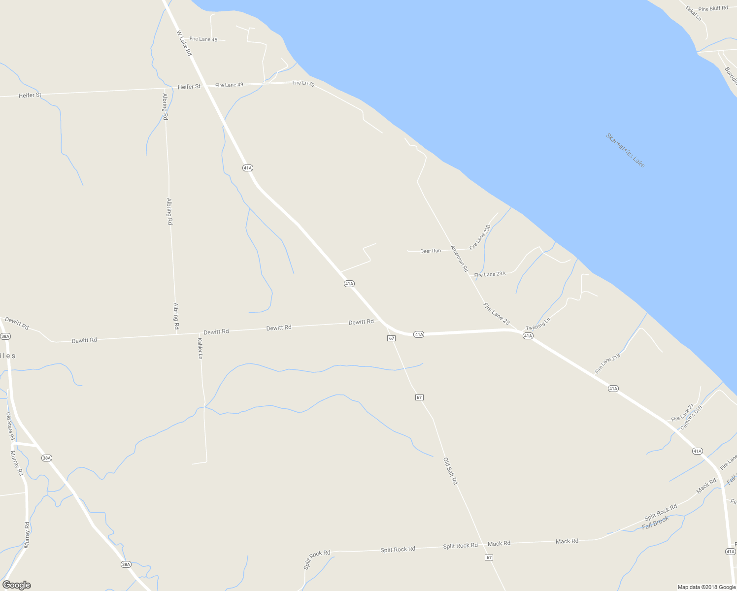 map of restaurants, bars, coffee shops, grocery stores, and more near 4666 New York 41A in Skaneateles