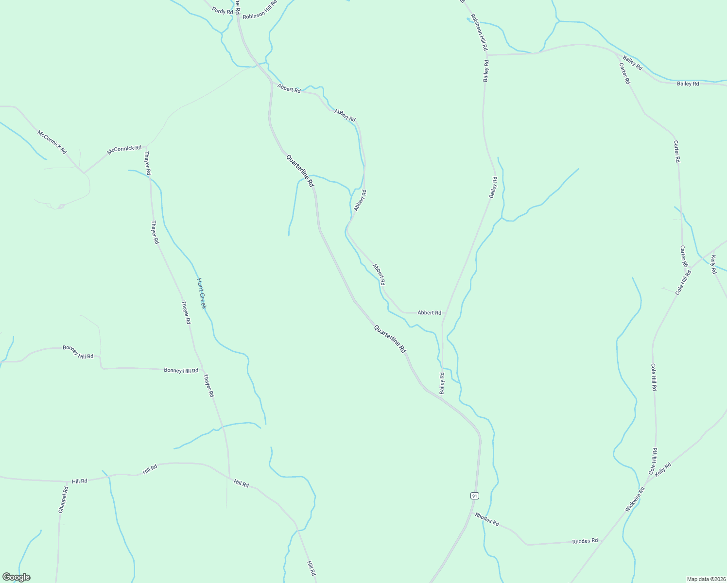 map of restaurants, bars, coffee shops, grocery stores, and more near 2475 Quarterline Road in Hubbardsville