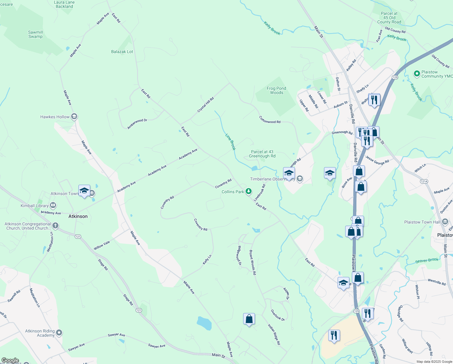 6 Coventry Road, Atkinson NH Walk Score