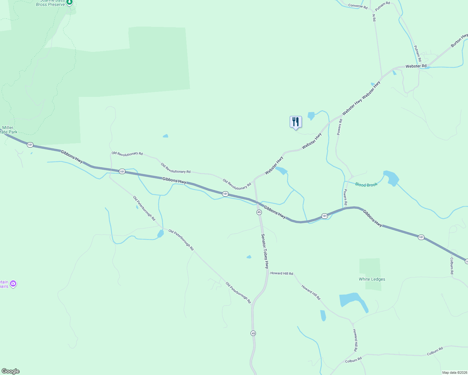 map of restaurants, bars, coffee shops, grocery stores, and more near 128 Old Revolutionary Road in Temple