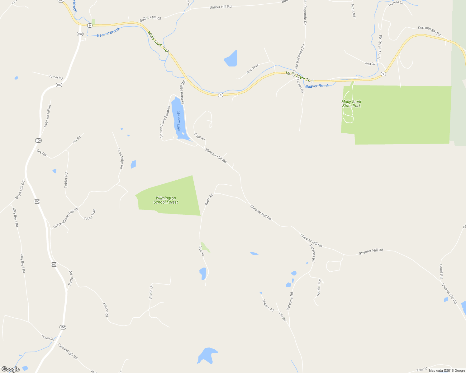 map of restaurants, bars, coffee shops, grocery stores, and more near 36 Moonlit Lane in Wilmington