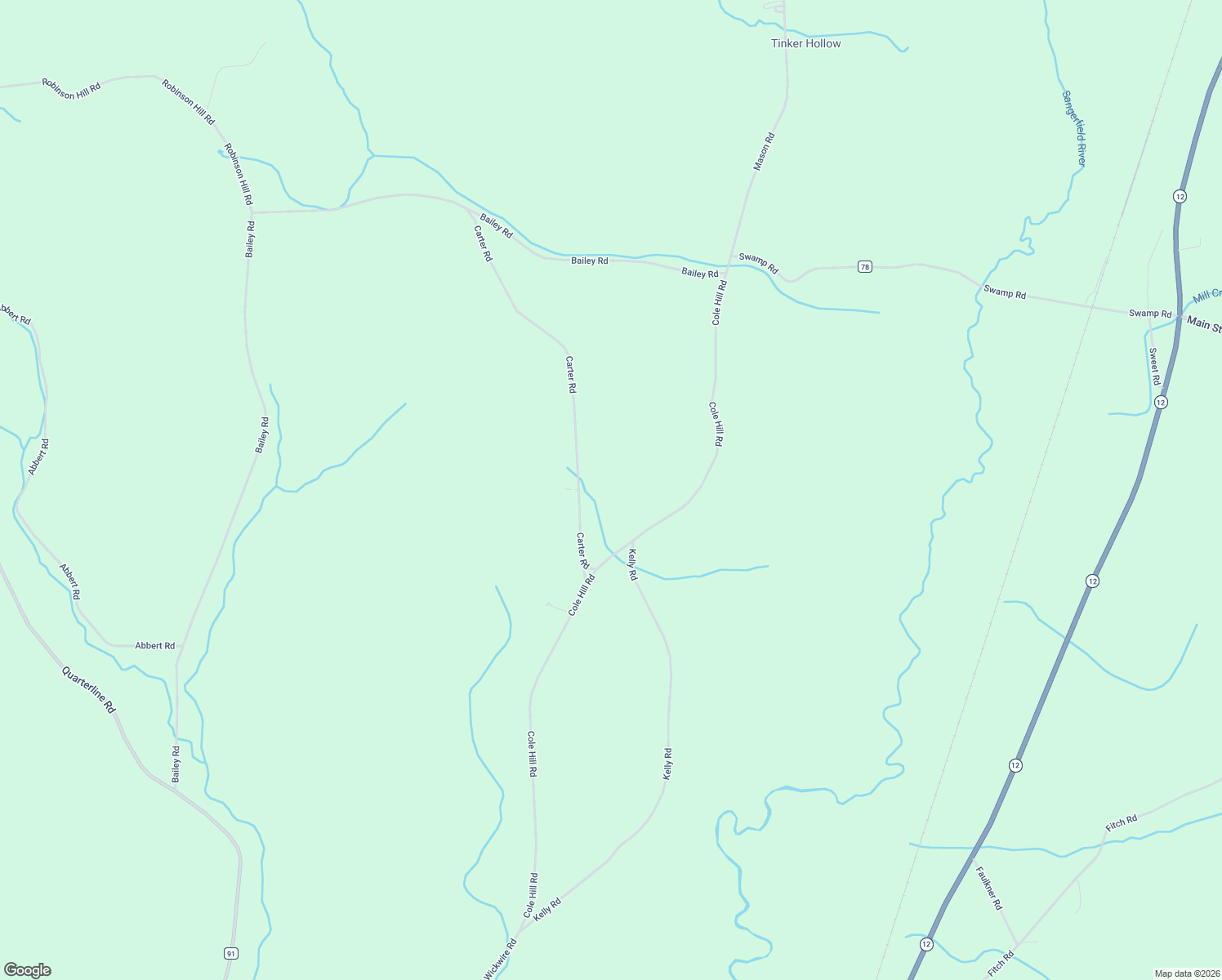 map of restaurants, bars, coffee shops, grocery stores, and more near 3275 Cole Hill Rd in Hubbardsville