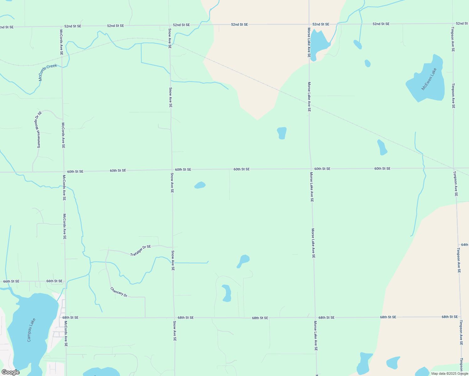 map of restaurants, bars, coffee shops, grocery stores, and more near 9884 60th Street Southeast in Alto