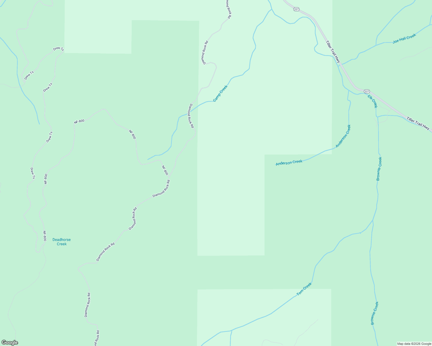 map of restaurants, bars, coffee shops, grocery stores, and more near 1950 Diamond Rock Road in Tiller
