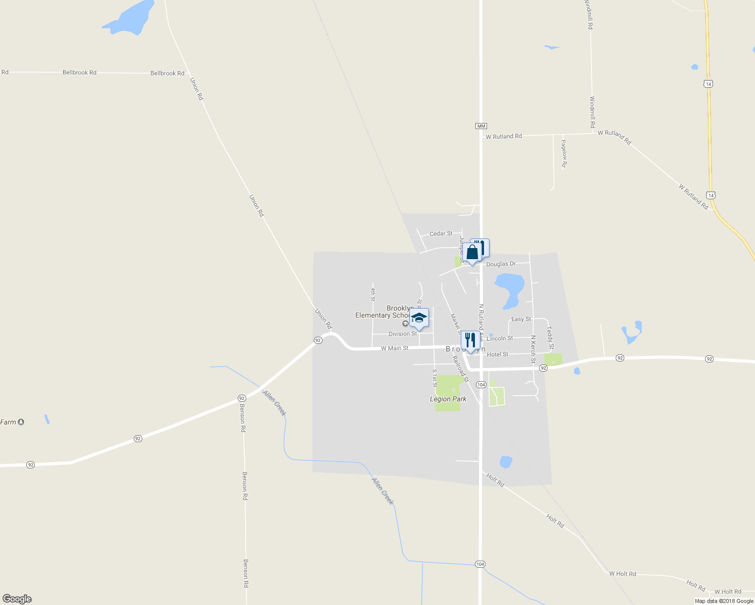 map of restaurants, bars, coffee shops, grocery stores, and more near 301 4th Street in Brooklyn