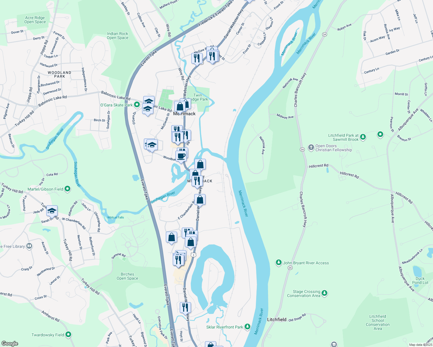 11 Railroad Avenue, Merrimack NH Walk Score