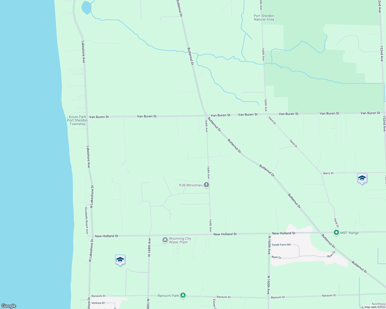 16552 Pine Island Drive, West Olive MI Walk Score