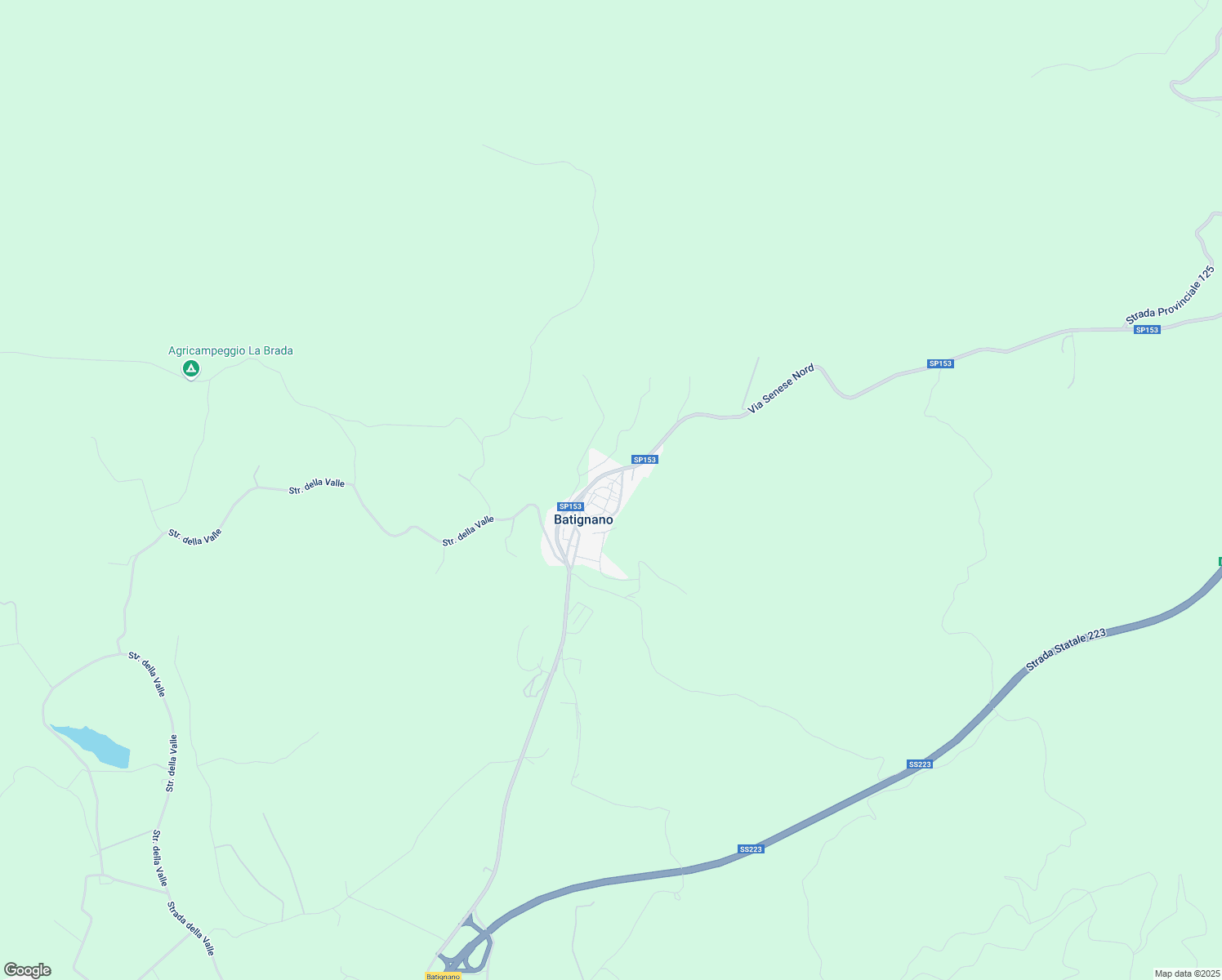 map of restaurants, bars, coffee shops, grocery stores, and more near 45 Via Di Mezzo in Batignano
