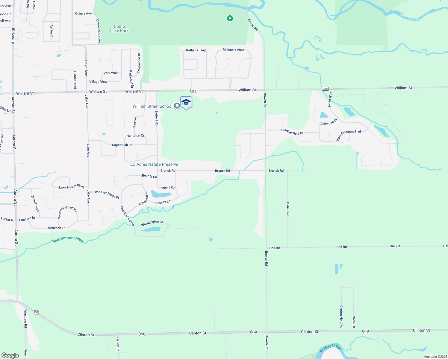 map of restaurants, bars, coffee shops, grocery stores, and more near 101 Brunck Rd in Lancaster