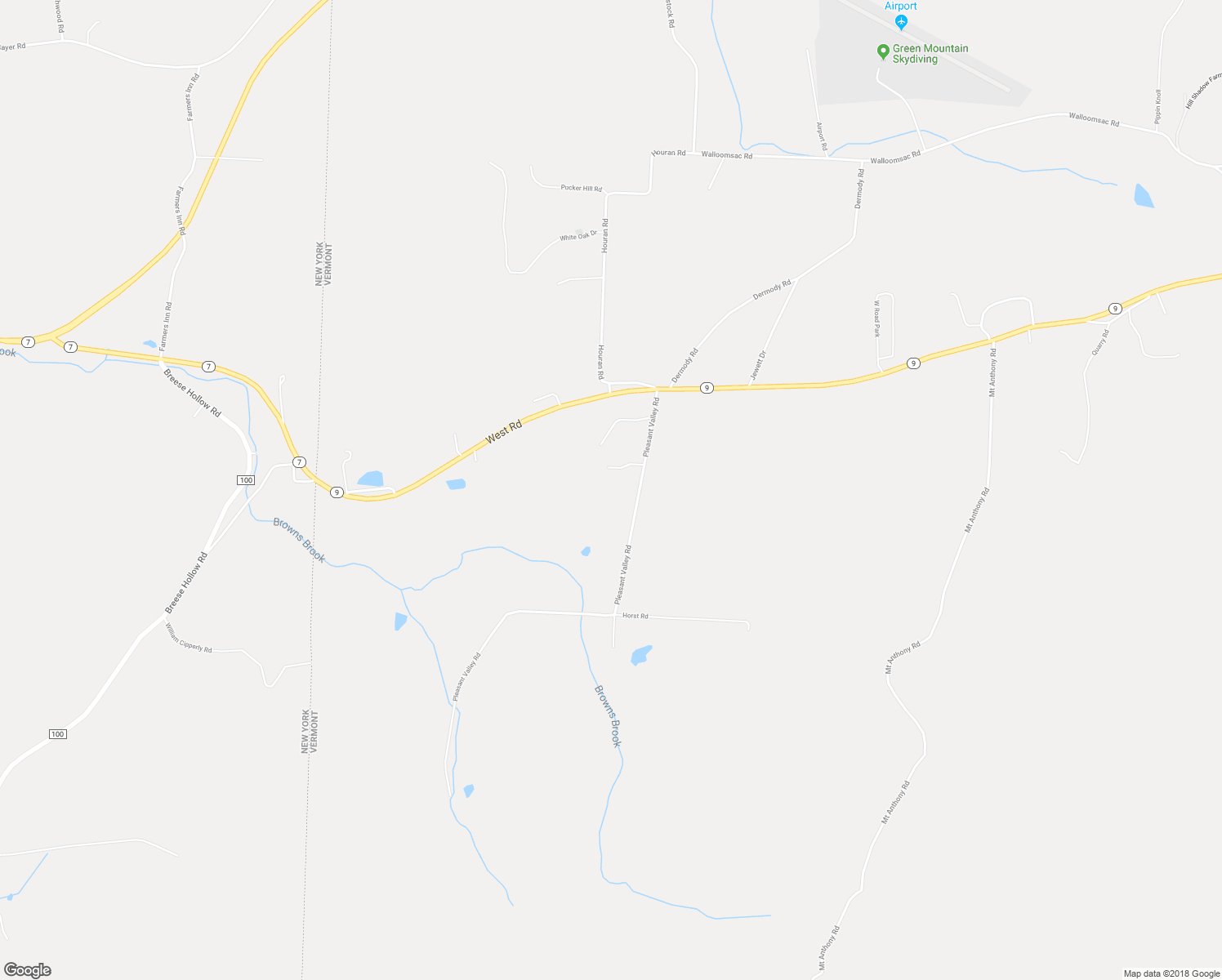 map of restaurants, bars, coffee shops, grocery stores, and more near 910 Houran Road in Bennington County